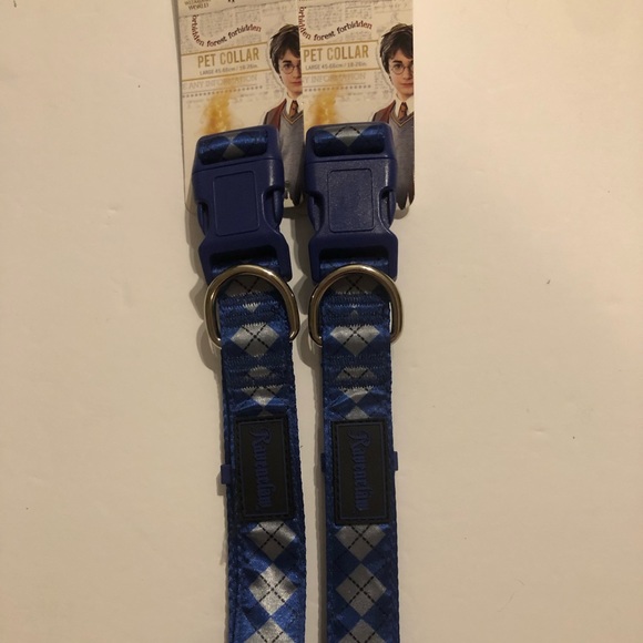 Set of two Harry Potter Ravenclaw dog collars, Large